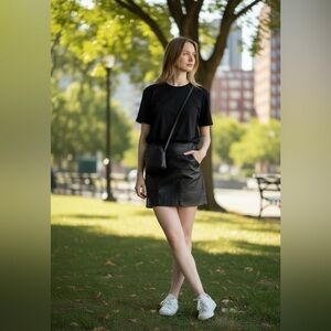 NWT Vero Moda faux leather miniskirt